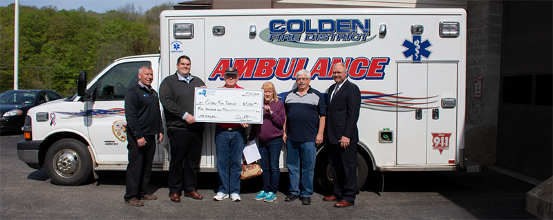 Colden FD receive their 2018 Safety Initiative Grant